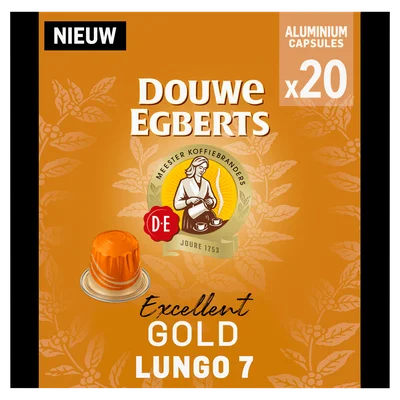 Douwe Egberts Excellent gold capsules Doos 20 st