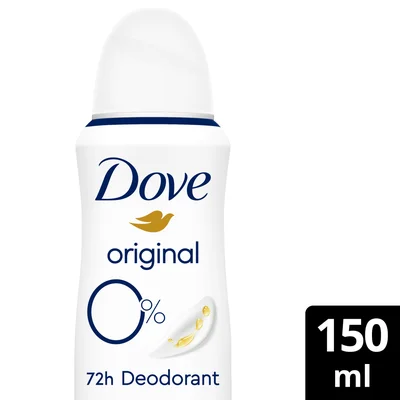 Dove Deo original 0% Spuitbus 150 ml
