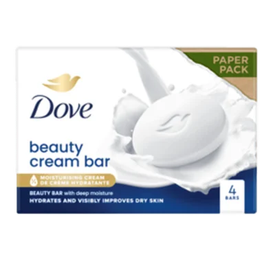 Dove barsoap regular 4 pack Set 4 st