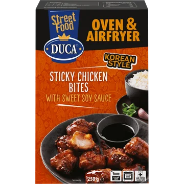Duca Sticky Chicken Bites met Zoete Sojasaus 250 g