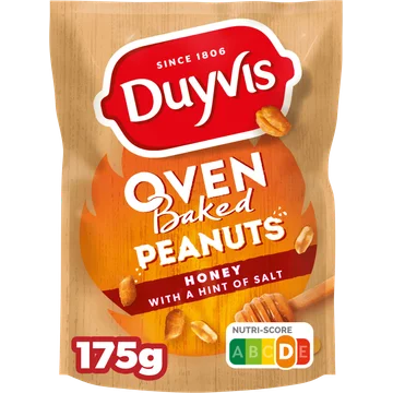 Duyvis Oven Baked Pinda's Honing 175 g