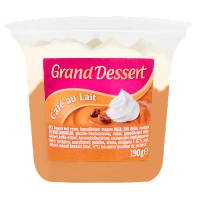 Ehrmann Grand dessert cafe au lait Kuipje 190 g