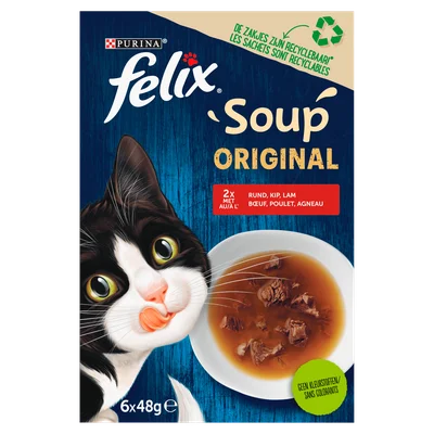 Felix Soup Original kattenvoer farm selectie