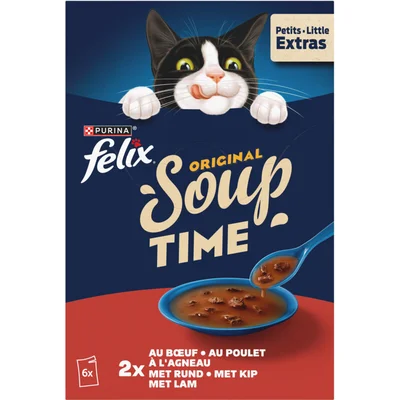 Felix Soup original met rund kip lam
