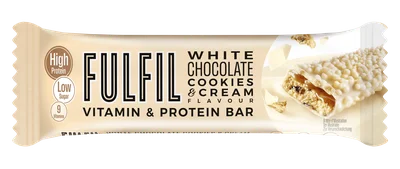 Fulfil White Chocolate Cookies Wikkel 55 g