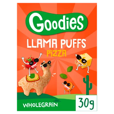 Goodies Lama Puffs pizza Zak 30 g