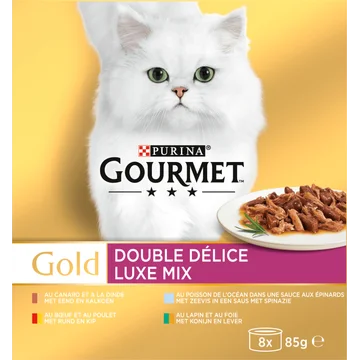 Gourmet Gold Luxe Mix Kattenvoer nat