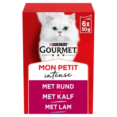 Gourmet Mon Petit Intense kattenvoer vlees