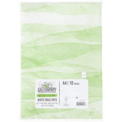Greenminds Enveloppen A4 gegomd