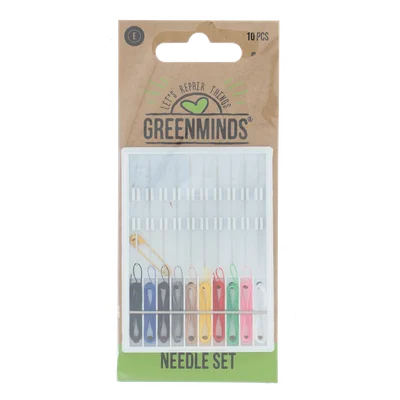 Greenminds Naalden Met Draad Assorti 10st Kaart 10 st