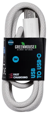 GreenMouse USB-C kabel woven 1m