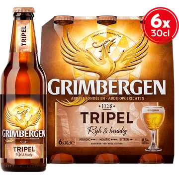 Grimbergen - Tripel - Fles - 6 x 300ML