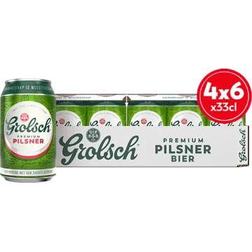 Grolsch - Pils - Blik - 4 x 6 x 330ML