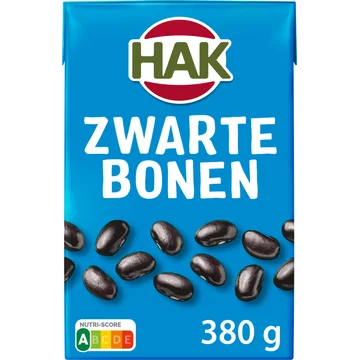 HAK Zwarte Bonen 380g