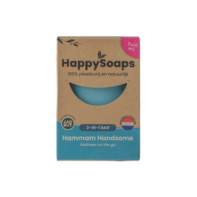 HappySoaps 3-in-1 Bar - Hammam Handsome Doos 70 g