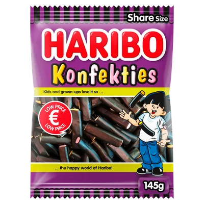 Haribo Drop Konfekties Zak 145 g