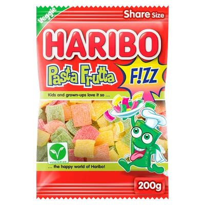 Haribo Pasta Frutta F!ZZ Zak 200 g
