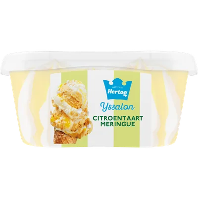 Hertog Citroentaart merengue