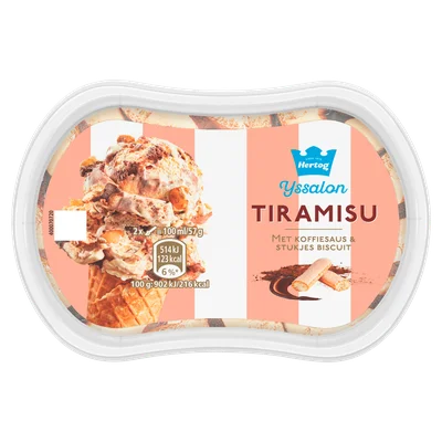 Hertog Tiramisu 200 ml Kuipje 200 ml