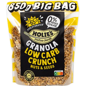 Holie's Granola Low Carb Crunch Nuts & Seeds Big Bag 850 g