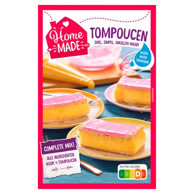 Homemade Tompoucen mix Doos 225 g