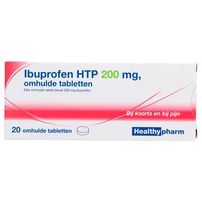 HTP Ibuprofen 200 mg Doos 20 st
