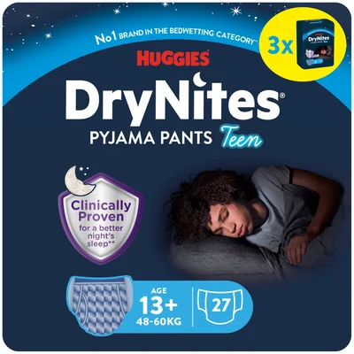 Huggies DryNites Boy 13+ jaar Zak 9 st