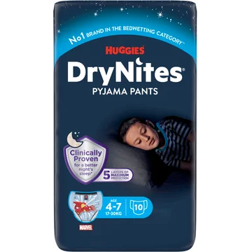DryNites Absorberende Nachtbroekjes Boys - 4 tot 7 Jaar