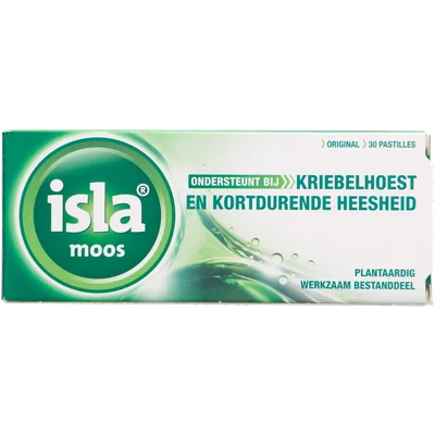 Isla Moos kriebelhoest Doos 30 st