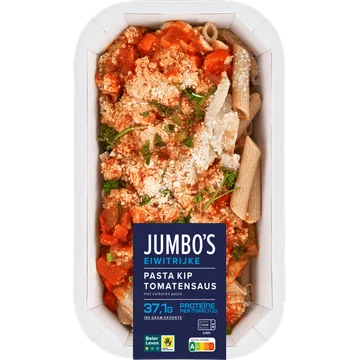 Jumbo's Eiwitrijke Pasta Kip Tomatensaus 475 g