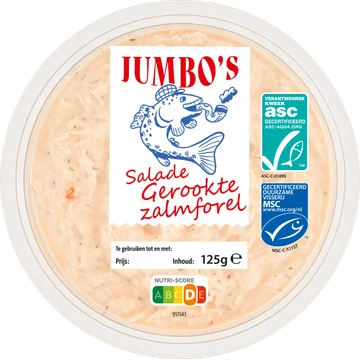 Jumbo's Salade Gerookte Zalmforel 125 g