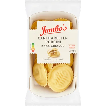 Jumbo's Girasoli Cantharellen en Porcini Kaas 250 g