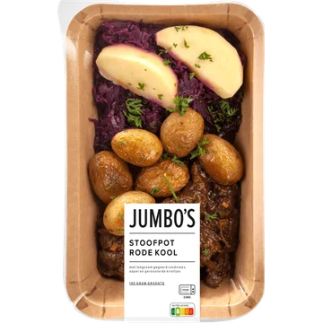 Jumbo's Verse Maaltijd Stoofpot Rode Kool 450 g
