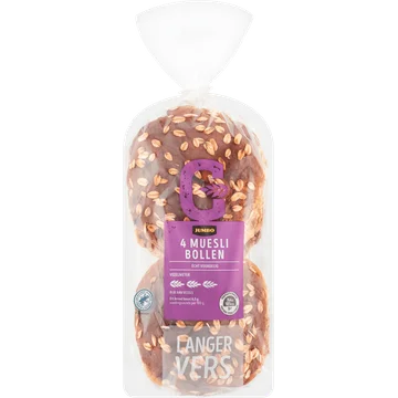 Jumbo - Mueslibollen - 4 Stuks