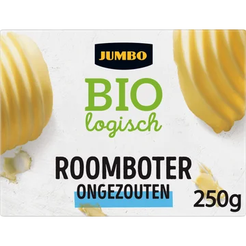 Jumbo Biologisch Roomboter Ongezouten 250 g