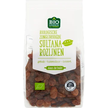 Jumbo Zongedroogde Sultana Rozijnen Biologisch 250g