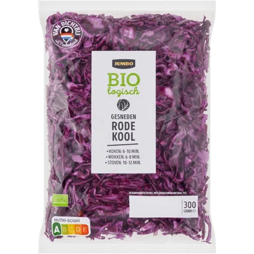 Jumbo Biologisch Gesneden Rode Kool 300g