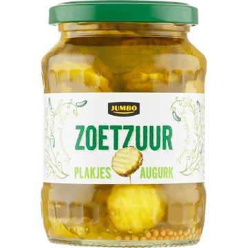 Jumbo Plakjes Augurk Zoetzuur 330 g