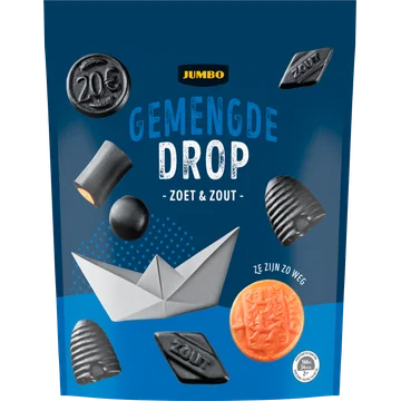 Jumbo Gemengde Drop Zoet & Zout 350 g