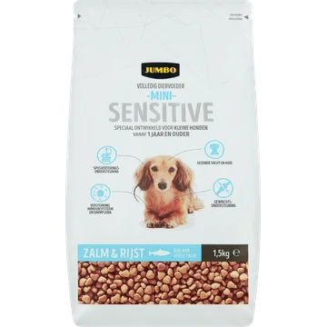 Jumbo Hondenbrokken Sensitive Zalm & Rijst 1,5 kg