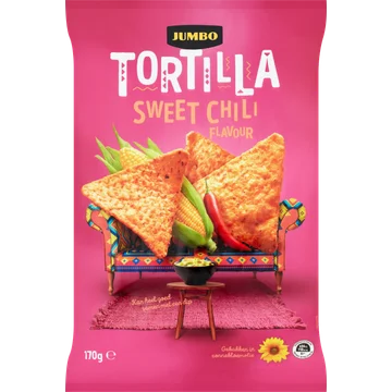 Jumbo Tortilla Sweet Chili Chips 170 g