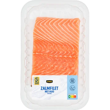 Jumbo Zalmfilet met Huid Naturel ca. 360 g