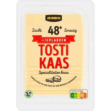 Jumbo Tosti Kaas 48+ Plakken 200 g