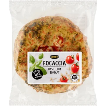 Jumbo Focaccia Basilicum Tomaat 300 g