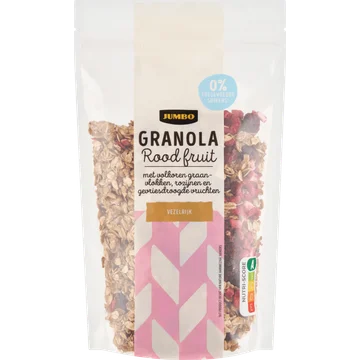 Jumbo Granola Rood Fruit 350 g