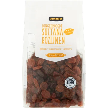 Jumbo Zongedroogde Sultana Rozijnen 250g