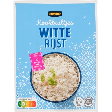 Jumbo Kookbuiltjes Witte Rijst 2 x 125 g