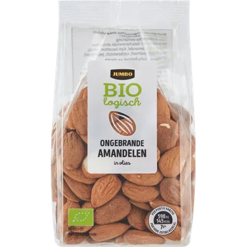 Jumbo Biologisch Ongebrande Amandelen 175 g