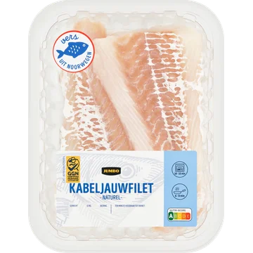 Jumbo Kabeljauwfilet Naturel 2 Stuks ca. 260 g