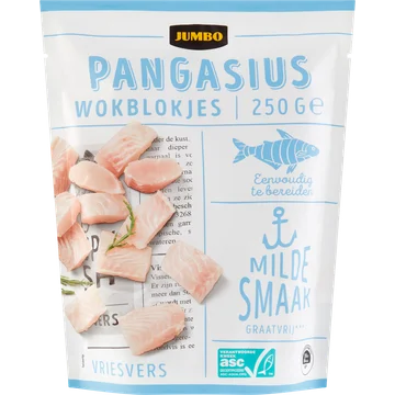 Jumbo Pangasius Wokblokjes 250 g